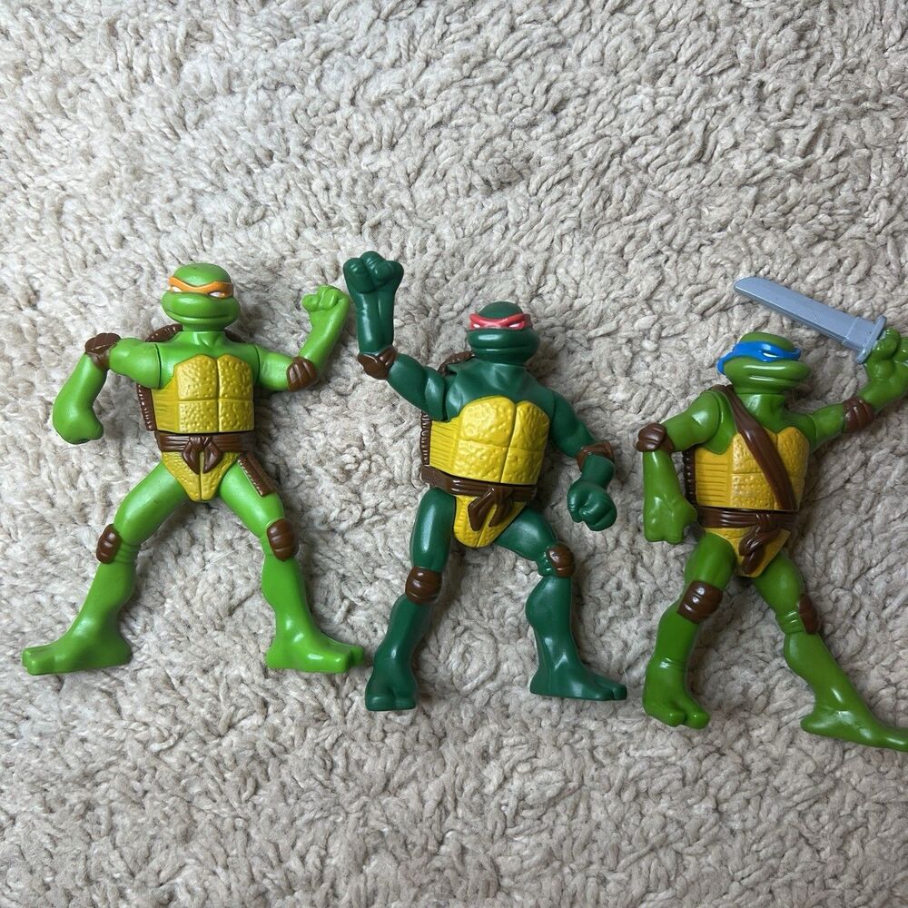 Teenage Mutant Ninja Turtles 2007 McDonald’s Happy Meal Action Figures Lot